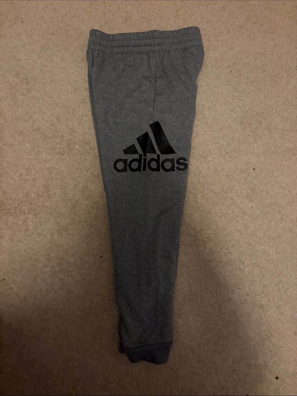 adidas Dark Gray Logo Jogger Pants
